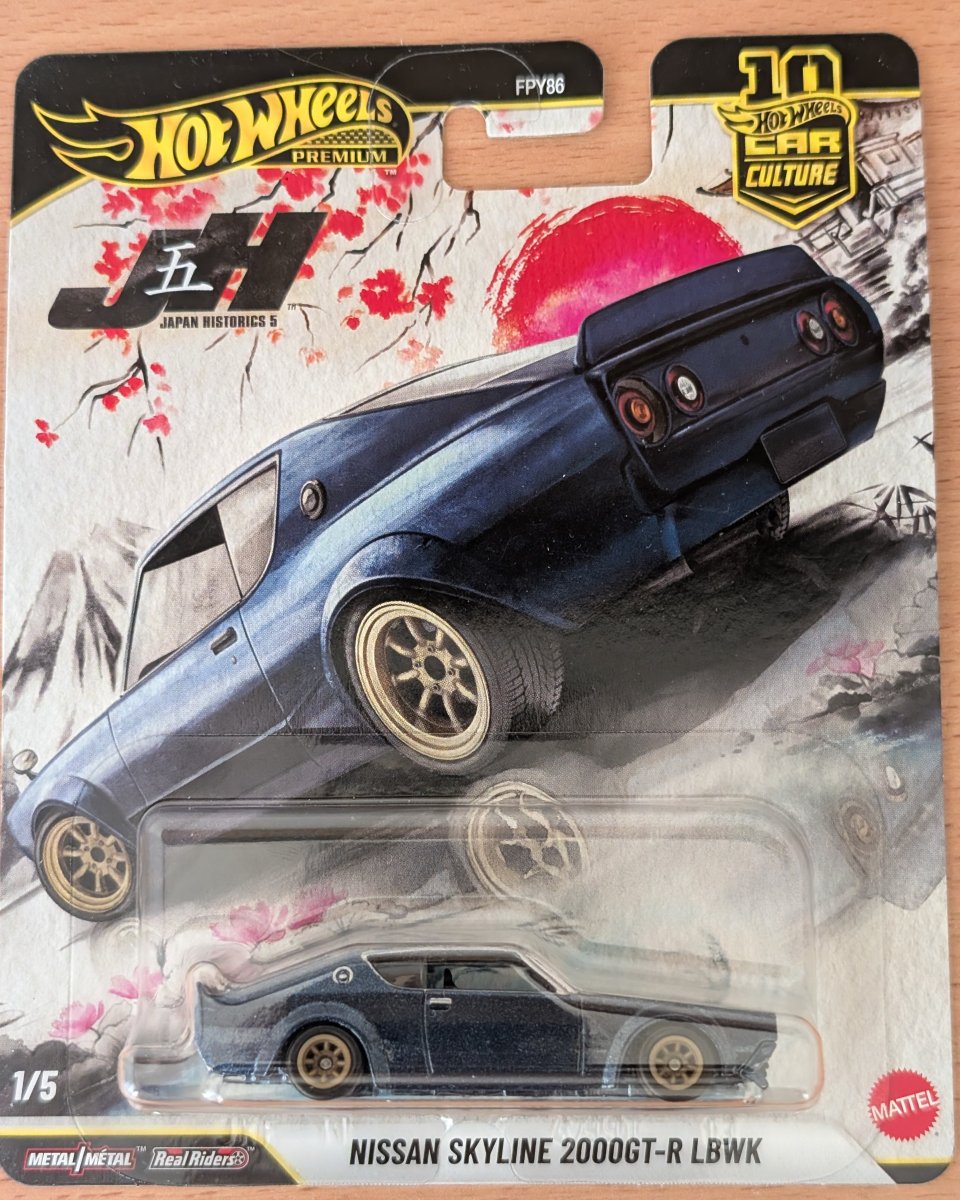 Hot Wheels Nissan Skyline 2000GT-R LBWK