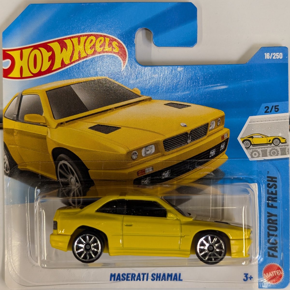 Photo of Hot Wheels 2026 Maserati Shamal (Yellow) – Main view