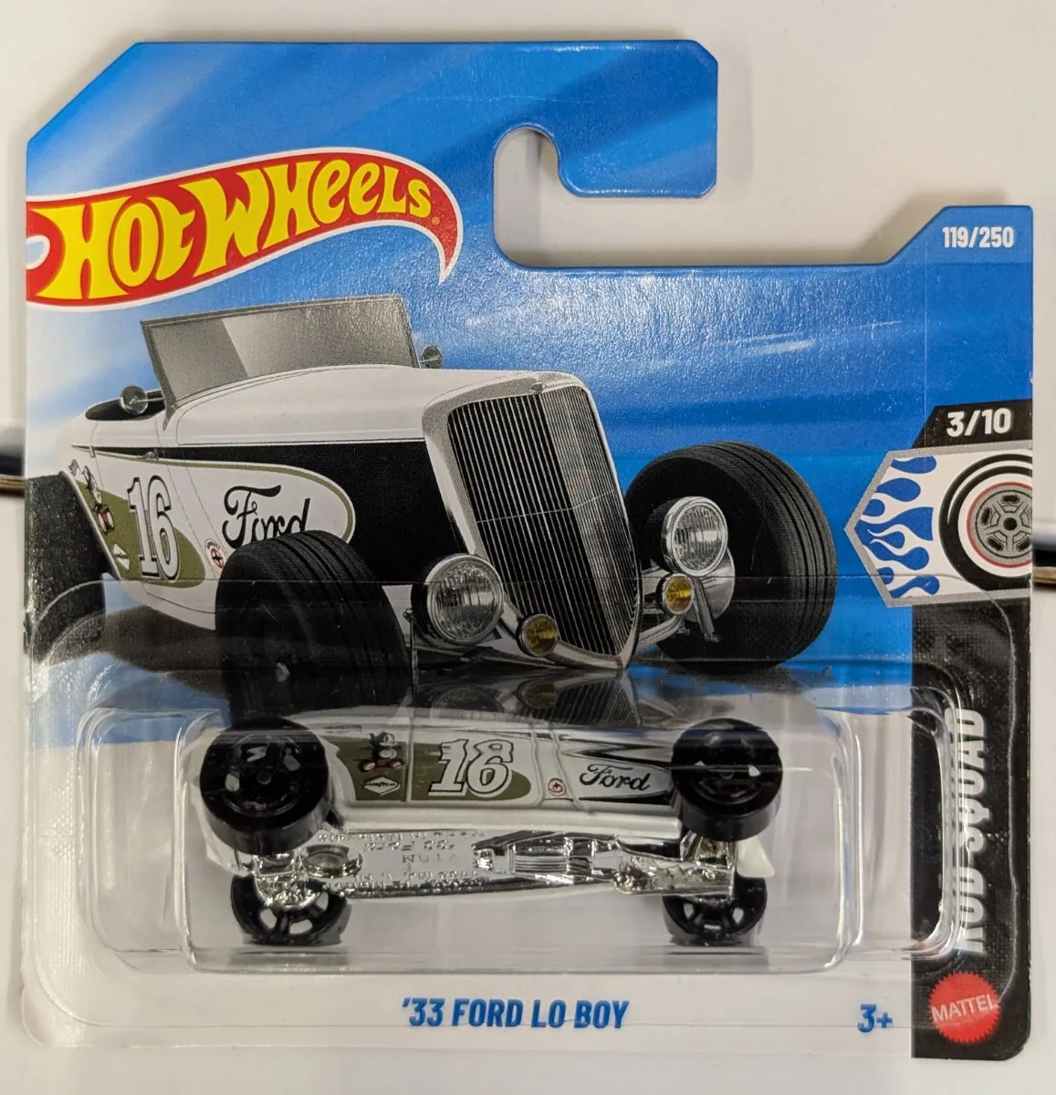 Photo of Hot Wheels 2026 '33 Ford Lo Boy (White) – Main view