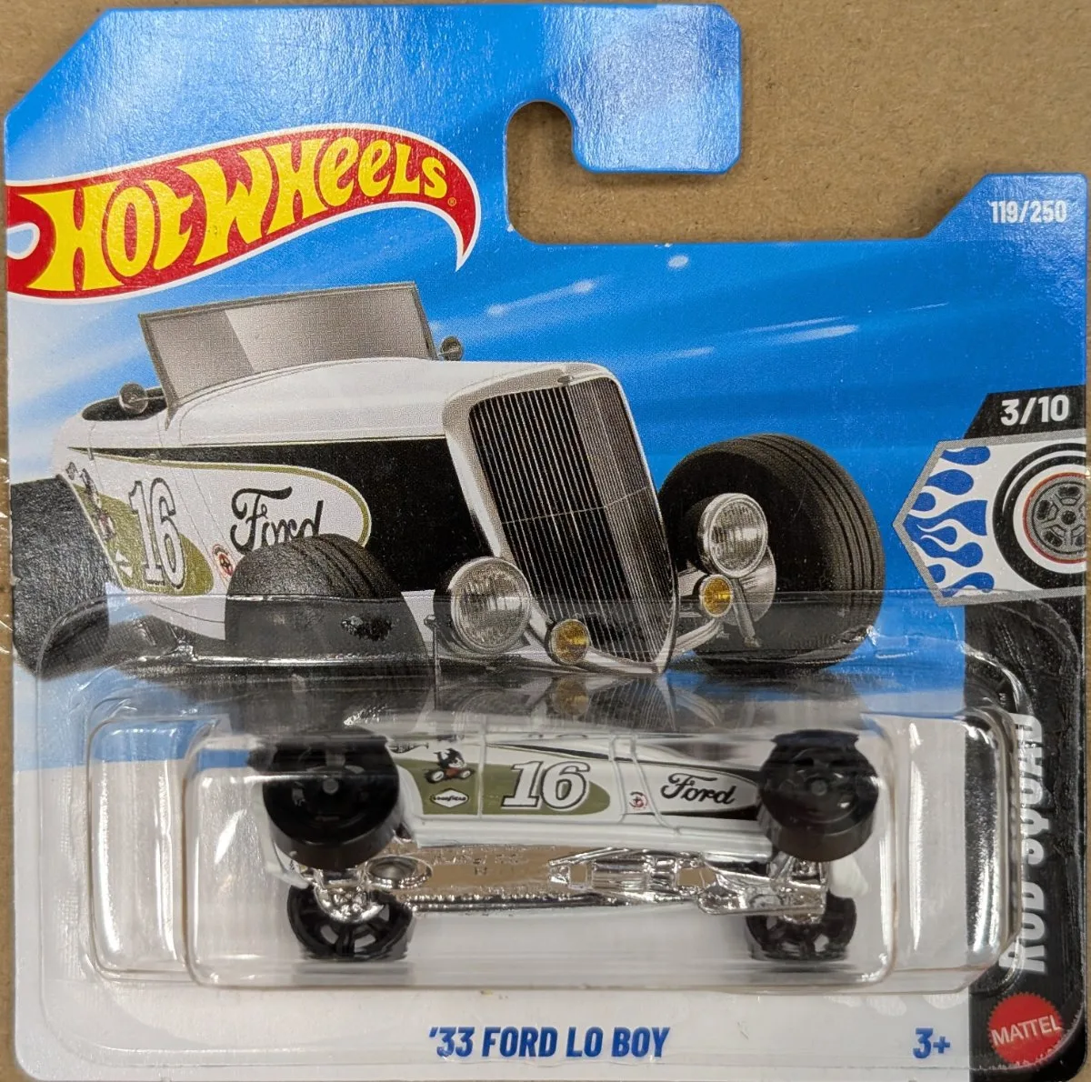 Photo of Hot Wheels 2026 '33 Ford Lo Boy (Satin White) – Main view