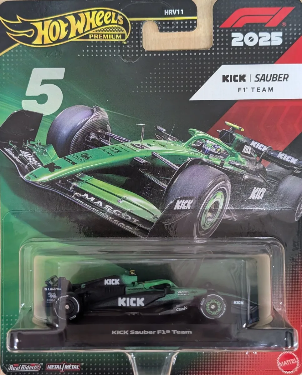Hot Wheels Kick Sauber F1 Team #5