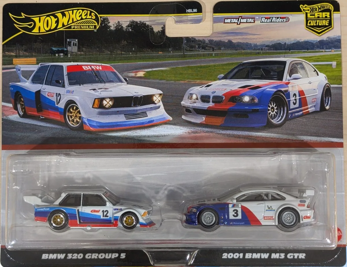 Hot Wheels BMW 320 Group 5 & 2001 BMW M3 GTR