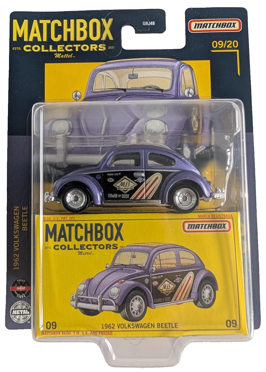 Matchbox 1962 Volkswagen Beetle